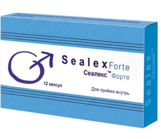 Sealex Forte Plus (Сеалекс Форте Плюс) для повышения потенции, 12 шт.  Город Москва