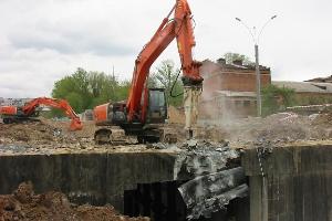 Демонтаж фундамента и бетонных конструкций.  Город Москва